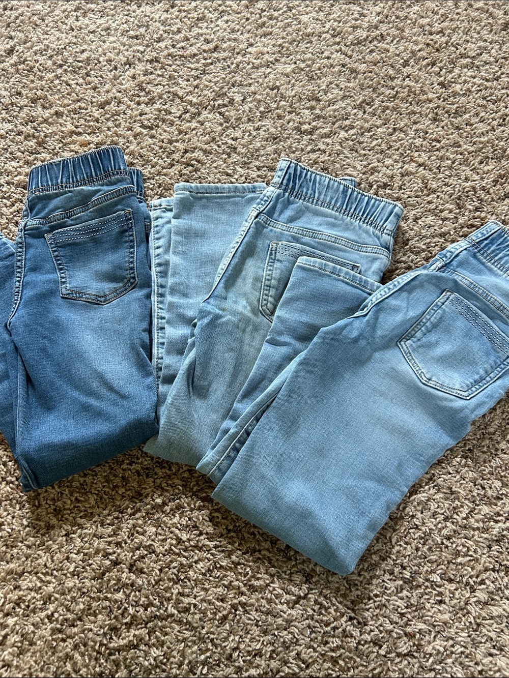 Maurices Girls Light to Medium Blue Denim Jeans Set
